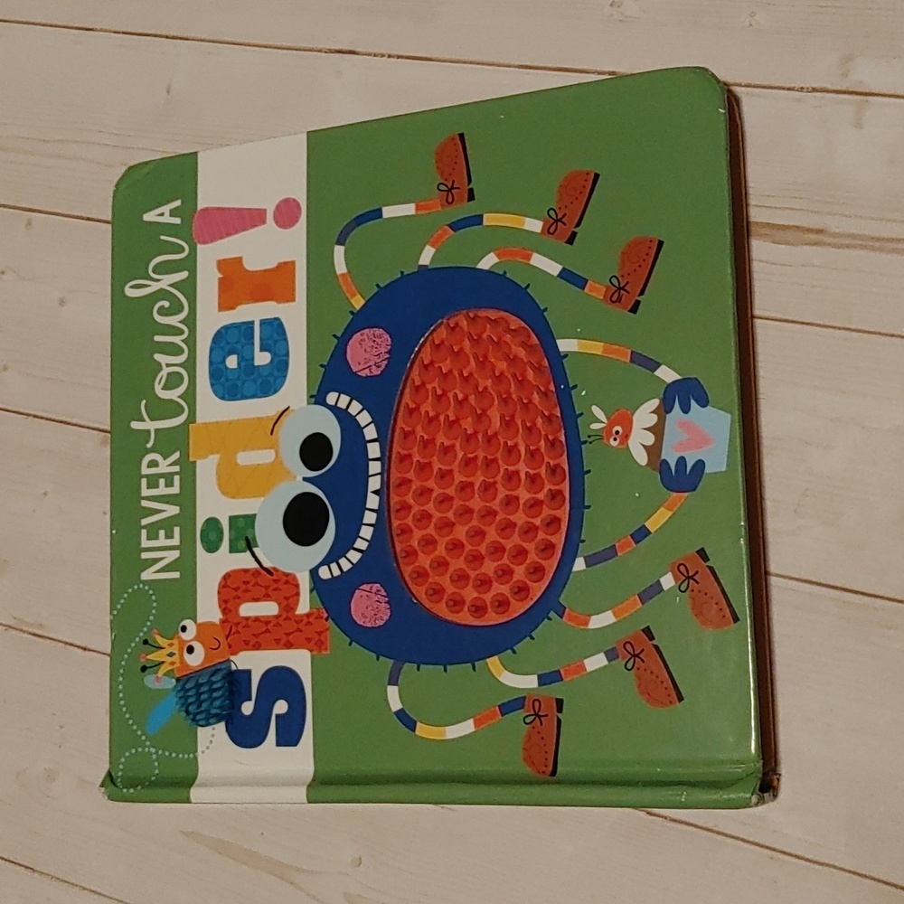 Never Touch A Spider Baby Infant Touch And Feel Board Book
